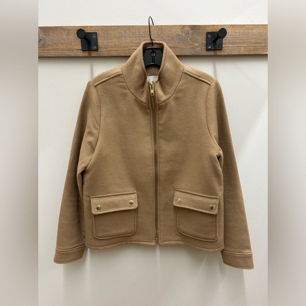 Joie Wool Blend Stand Up Collar Jacket